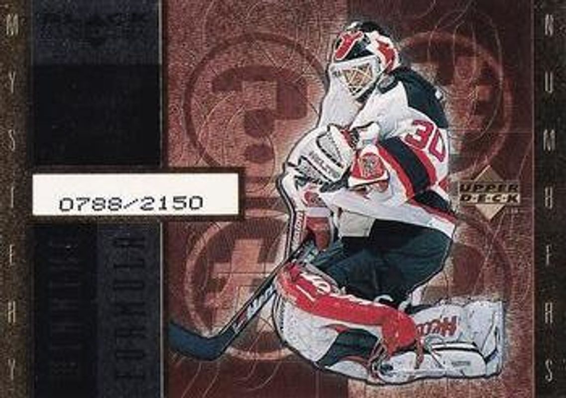 Martin Brodeur 1998 UD Black Diamond #WF15 Winning Formula Gold /850 RAW