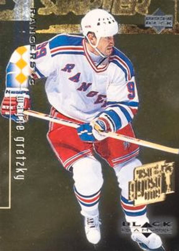 Wayne Gretzky 1998 UD Black Diamond #55 Year of the Great One /99 RAW