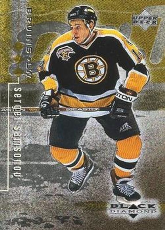 Sergei Samsonov 1998 UD Black Diamond #5 Triple Diamond /1000 RAW