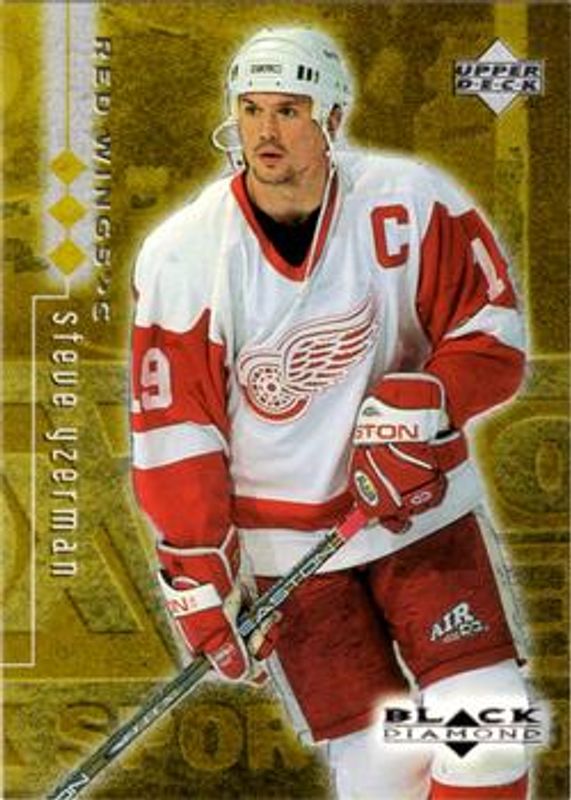 Steve Yzerman 1998 UD Black Diamond #30 Triple Diamond /1000 RAW