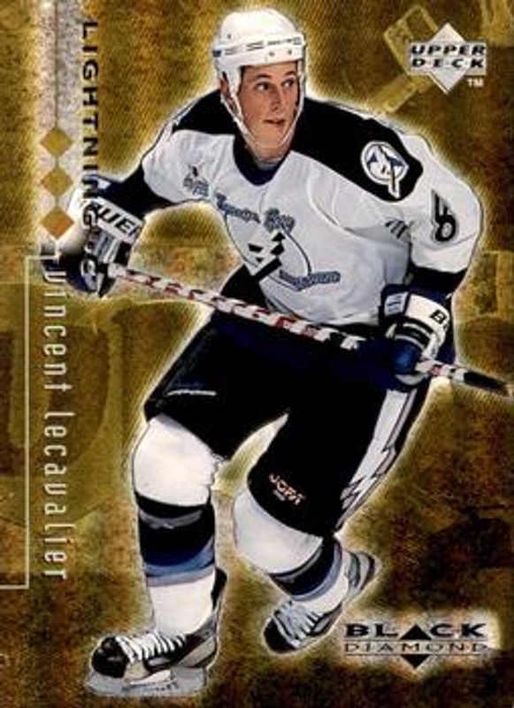 Vincent Lecavalier 1998 UD Black Diamond #80 Triple Diamond /1000 RAW