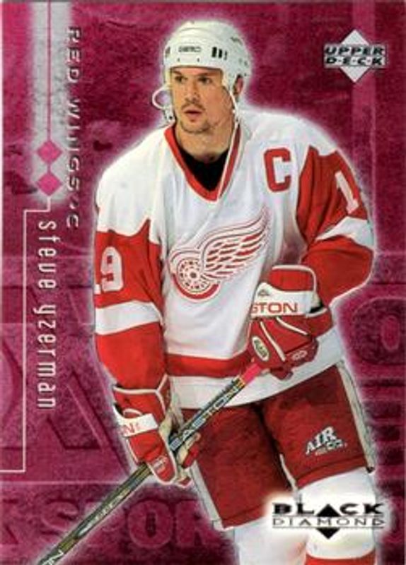 Steve Yzerman 1998 UD Black Diamond #30 Double Diamond /2000 RAW
