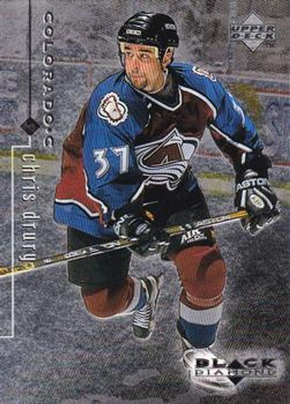 Chris Drury 1998 UD Black Diamond #24 Base Rookie RAW