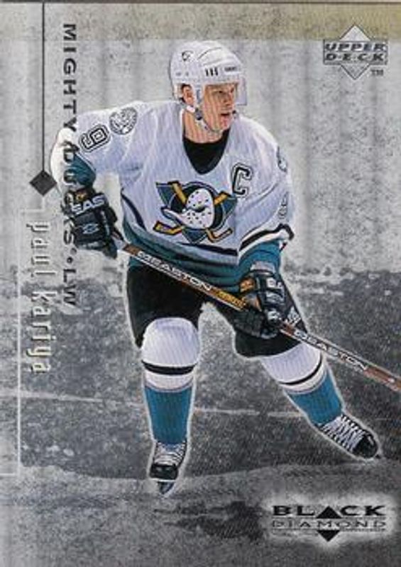 Paul Kariya 1998 UD Black Diamond #1 Base RAW