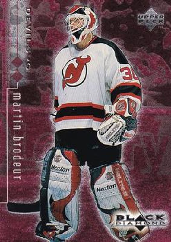Martin Brodeur 1998 UD Black Diamond #50 Double Diamond /2000 RAW