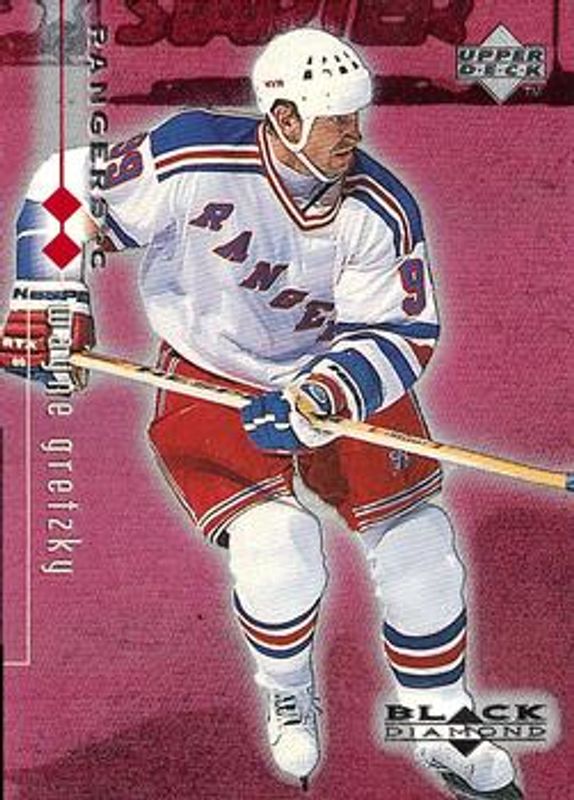 Wayne Gretzky 1998 UD Black Diamond #55 Double Diamond /2000 RAW