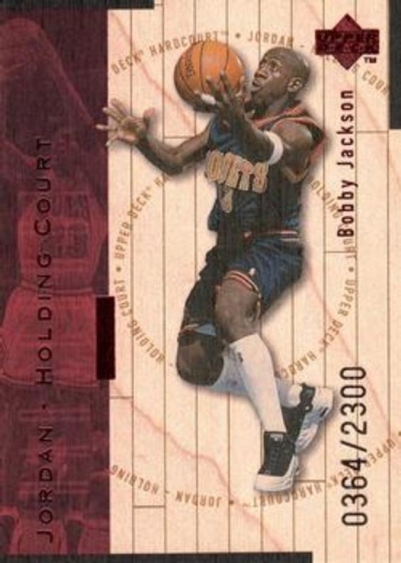 1998 Upper Deck Hardcourt #J7 Jordan Holding Court Red /2300