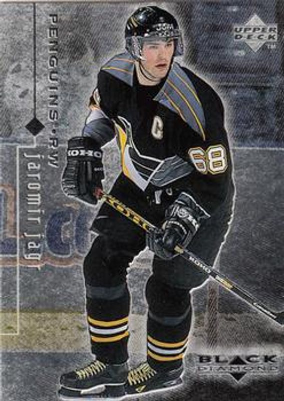 Jaromir Jagr 1998 UD Black Diamond #69 Base RAW