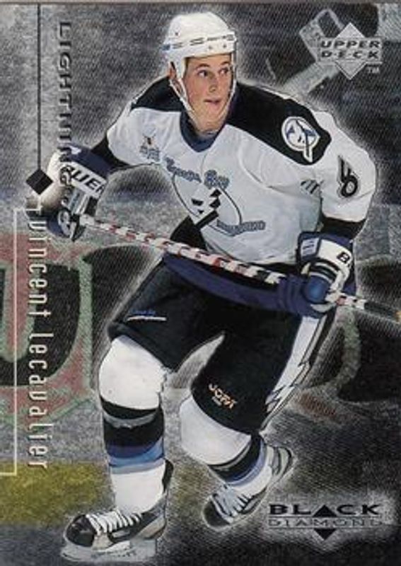 Vincent Lecavalier 1998 UD Black Diamond #80 Base RAW