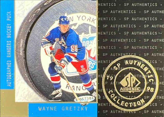 1997 SP Authentic #SPA4 Wayne Gretzky SP Authentic Collection Redemptions