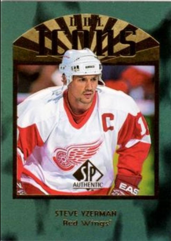 Steve Yzerman 1997 SP Authentic #I21 Icons RAW