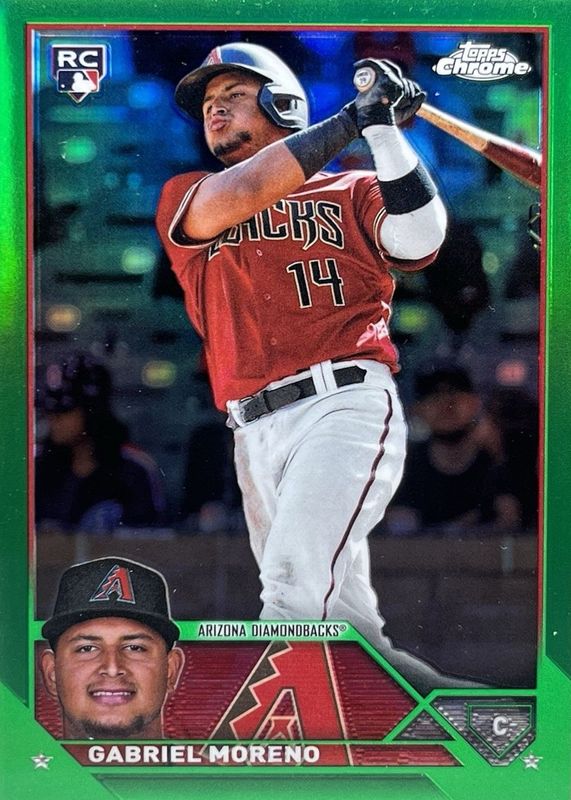 2023 Topps Chrome Update #USC36 Green Refractor /99
