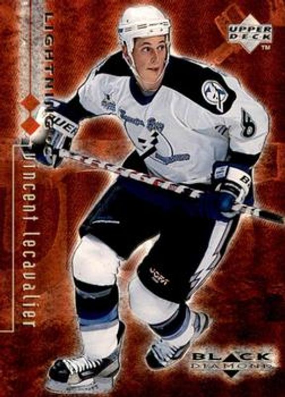 Vincent Lecavalier 1998 UD Black Diamond #80 Double Diamond /2000 RAW