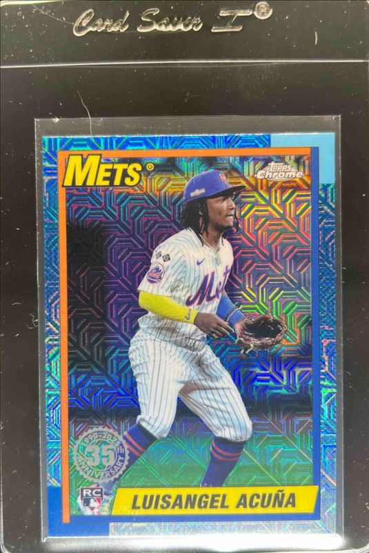 Luisangel Acuna 2025 Topps #T90C-128 1990 Baseball Chrome Silver Pack Rookie RAW