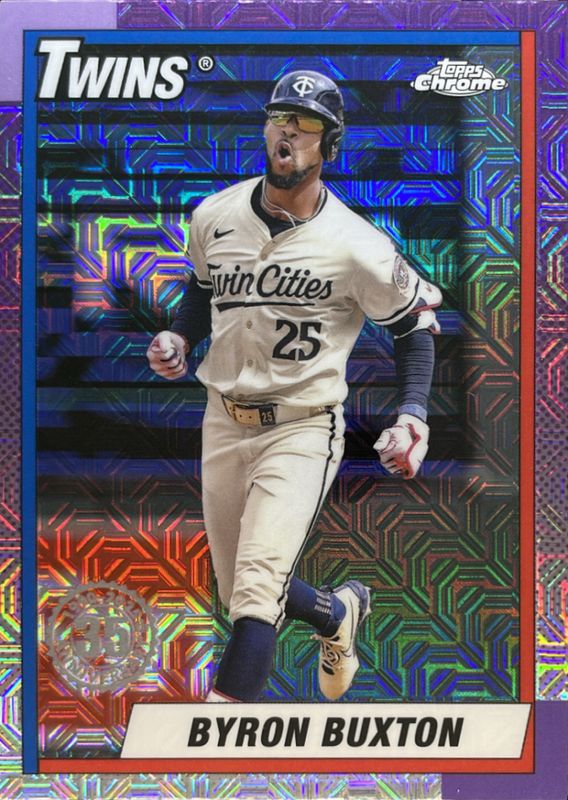 Byron Buxton 2025 Topps #T90C-74 1990 Baseball Chrome Silver Pack RAW