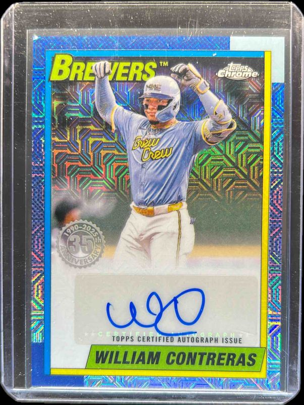 2025 Topps #90CA2-WC 1990 Baseball Chrome Silver Pack Autographs (Series 2)