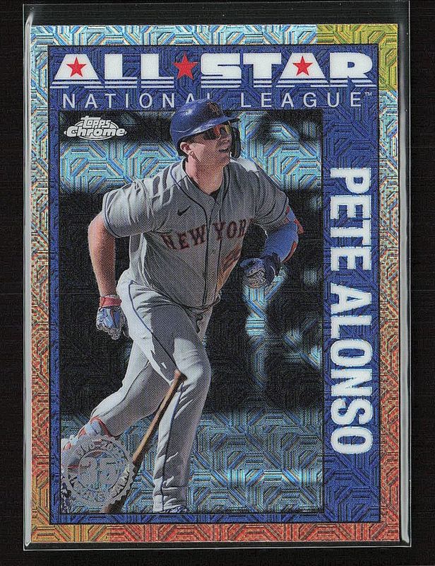 Pete Alonso 2025 Topps #90ASC-15 1990 Chrome Baseball All-Star Silver Pack RAW