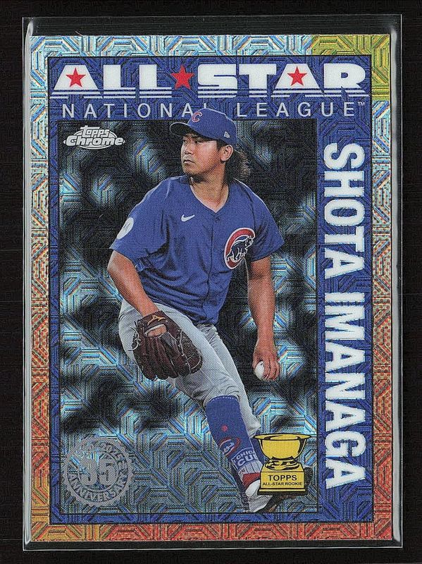 Shota Imanaga 2025 Topps #90ASC-47 1990 Chrome Baseball All-Star Silver Pack RAW