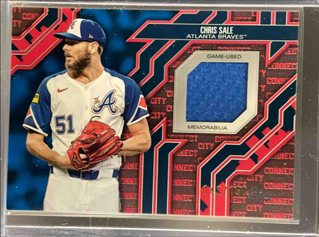 Chris Sale 2025 Topps #CC2-CS City Connect Swatch Relics (Series 2) RAW