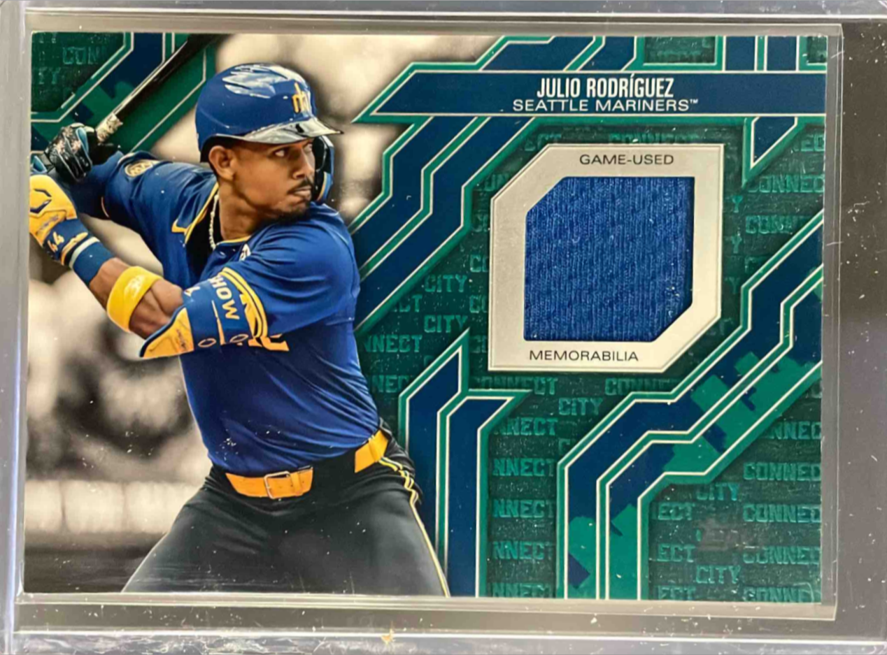 Julio Rodriguez 2025 Topps #CC2-JR City Connect Swatch Relics