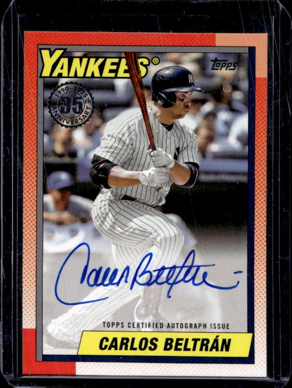 2025 Topps #90A-CBE 1990 Baseball Autographs (Series 1)