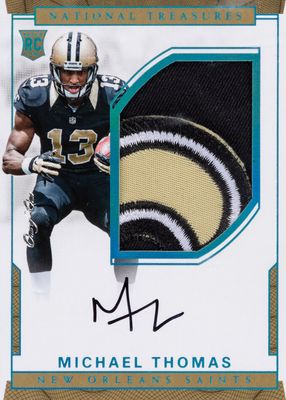 2016 National Treasures #113 Rookie Patch Auto - Blue /1