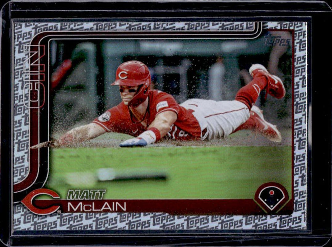 Matt McLain 2025 Topps #647 Topps Foil Pattern RAW