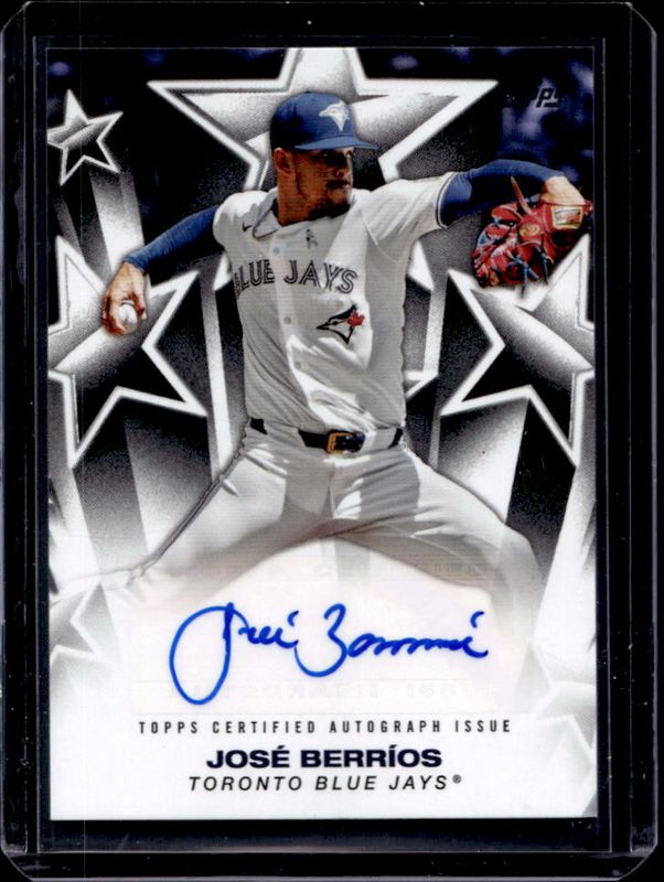 Jose Berrios 2025 Topps #BSA-JB Baseball Stars Autographs RAW