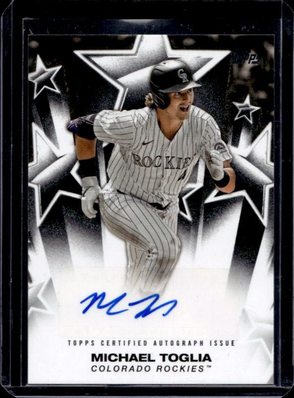 Michael Toglia 2025 Topps #BSA-MT Baseball Stars Autographs RAW