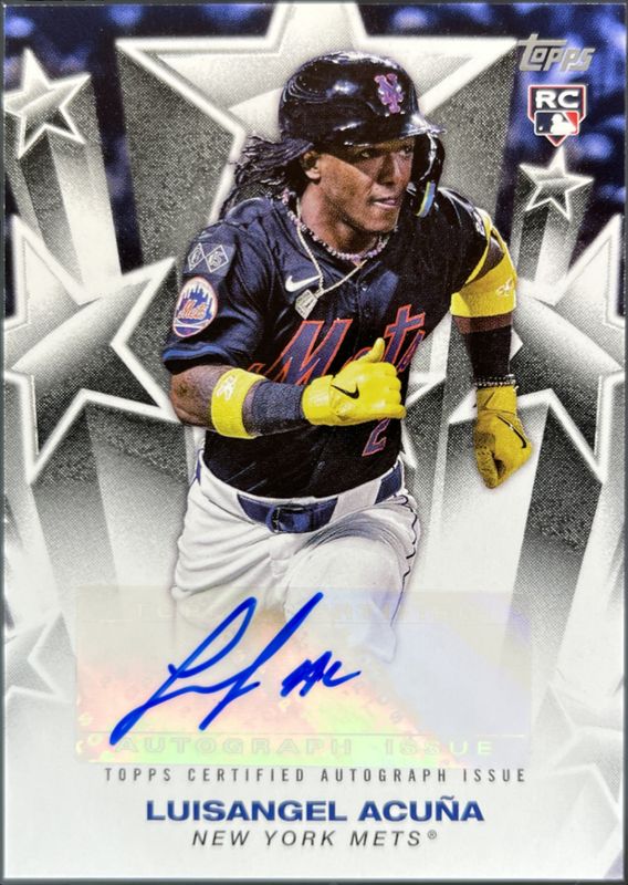 Luisangel Acuna 2025 Topps #BSA-LA Baseball Stars Autographs Rookie RAW