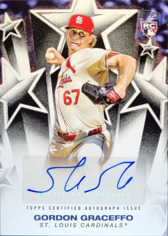 Gordon Graceffo 2025 Topps #BSA-GG Baseball Stars Autographs Rookie RAW