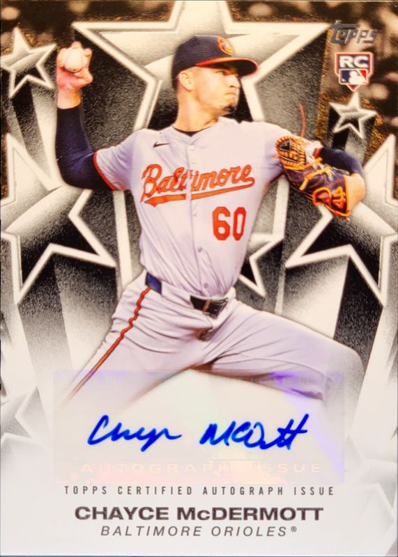 Chayce McDermott 2025 Topps #BSA-CMC Baseball Stars Autographs Rookie RAW