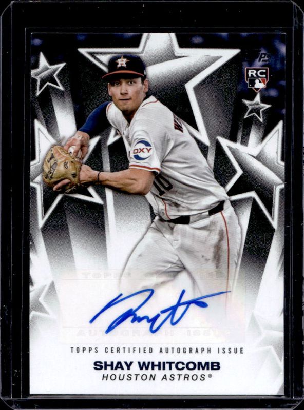 Shay Whitcomb 2025 Topps #BSA-SW Baseball Stars Autographs Rookie RAW