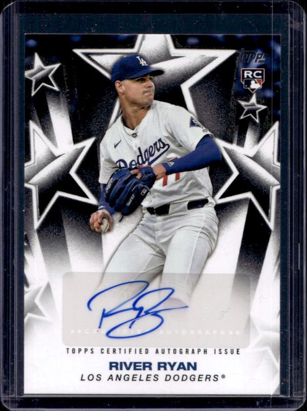 River Ryan 2025 Topps #BSA-RRY Baseball Stars Autographs Rookie RAW