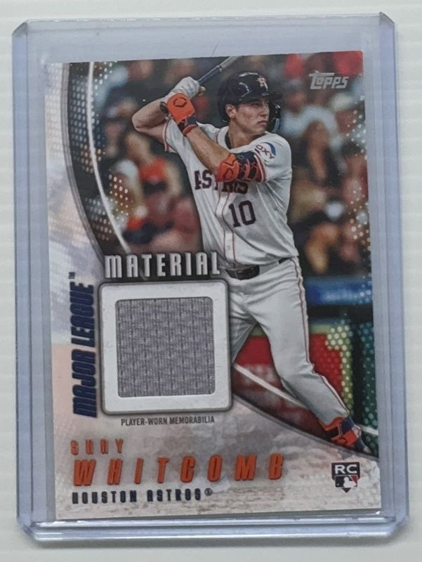 Shay Whitcomb 2025 Topps #MLM-SW Major League Material Relics Rookie RAW