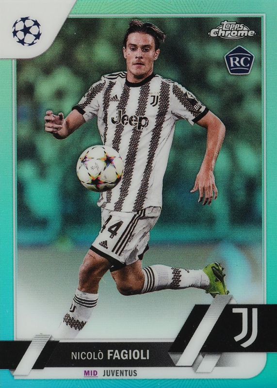 2022 Topps Chrome UEFA Club Competitions #53 Aqua Refractor /199