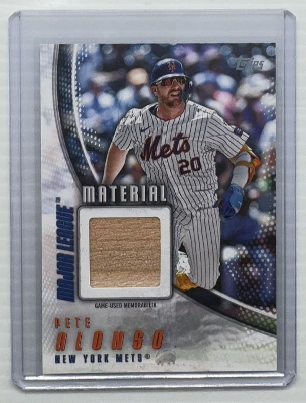Pete Alonso 2025 Topps #MLM-PA Major League Material Relics RAW