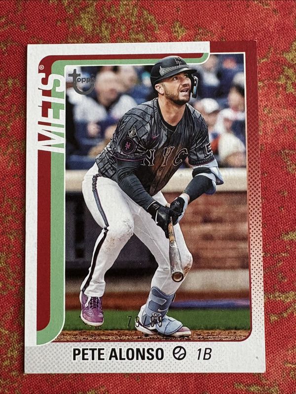 Pete Alonso 2025 Topps #550 Vintage Stock Retro /99 RAW