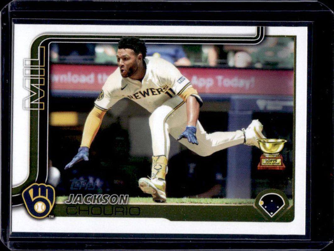 Jackson Chourio 2025 Topps #376 Base RAW
