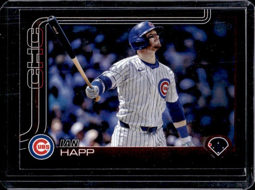 Ian Happ 2025 Topps #64 Black /74 RAW
