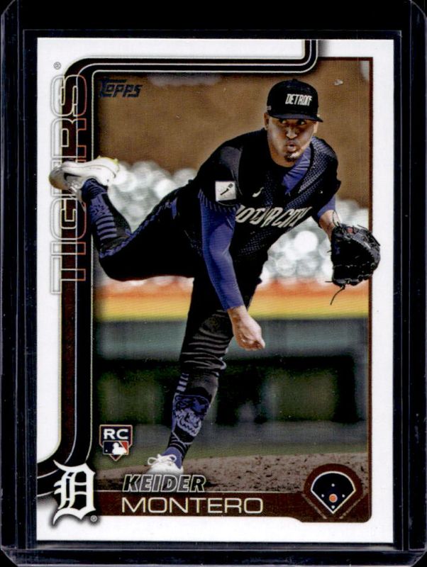 Keider Montero 2025 Topps #665 Base Rookie RAW
