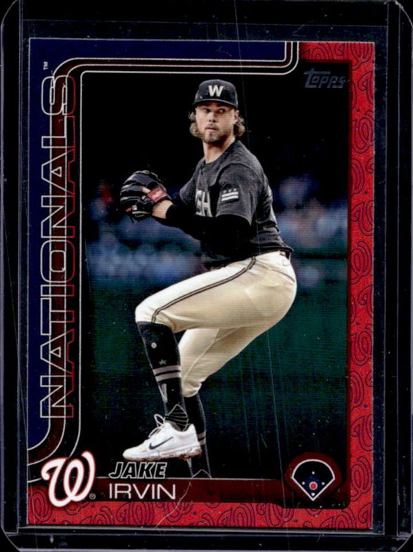 Jake Irvin 2025 Topps #197 Team Color RAW