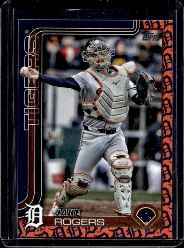Jake Rogers 2025 Topps #55 Team Color RAW