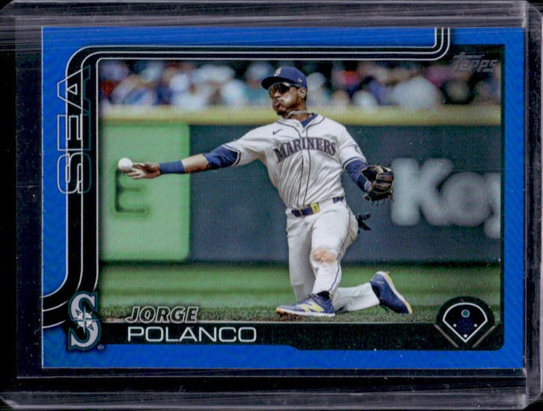 Jorge Polanco 2025 Topps #361 Blue Rainbow /150 RAW