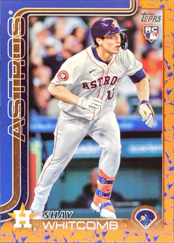 Shay Whitcomb 2025 Topps #87 Team Color Rookie RAW