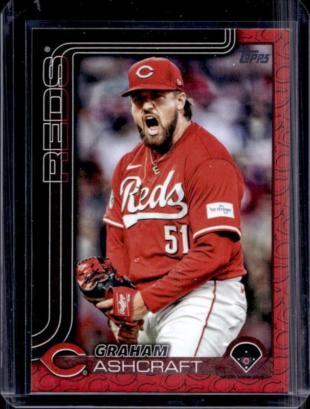 Graham Ashcraft 2025 Topps #626 Team Color RAW