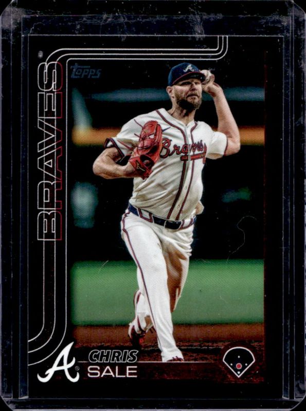 Chris Sale 2025 Topps #316 Black /74 RAW