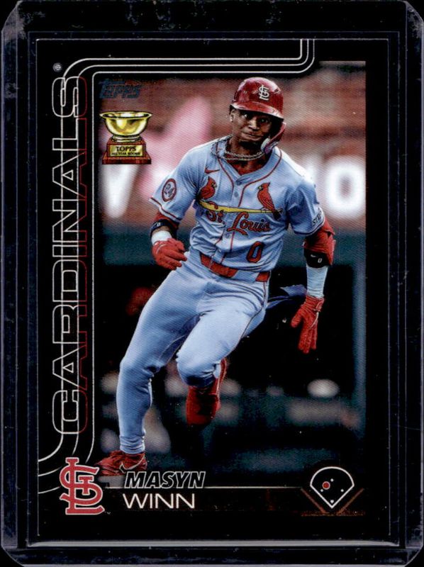 Masyn Winn 2025 Topps #22 Black /74 RAW