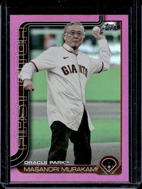 2025 Topps #FP-2 First Pitch - Pink Foil