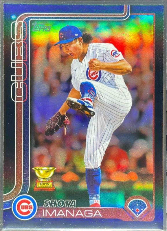 Shota Imanaga 2025 Topps #473 Black Rainbow /10 RAW
